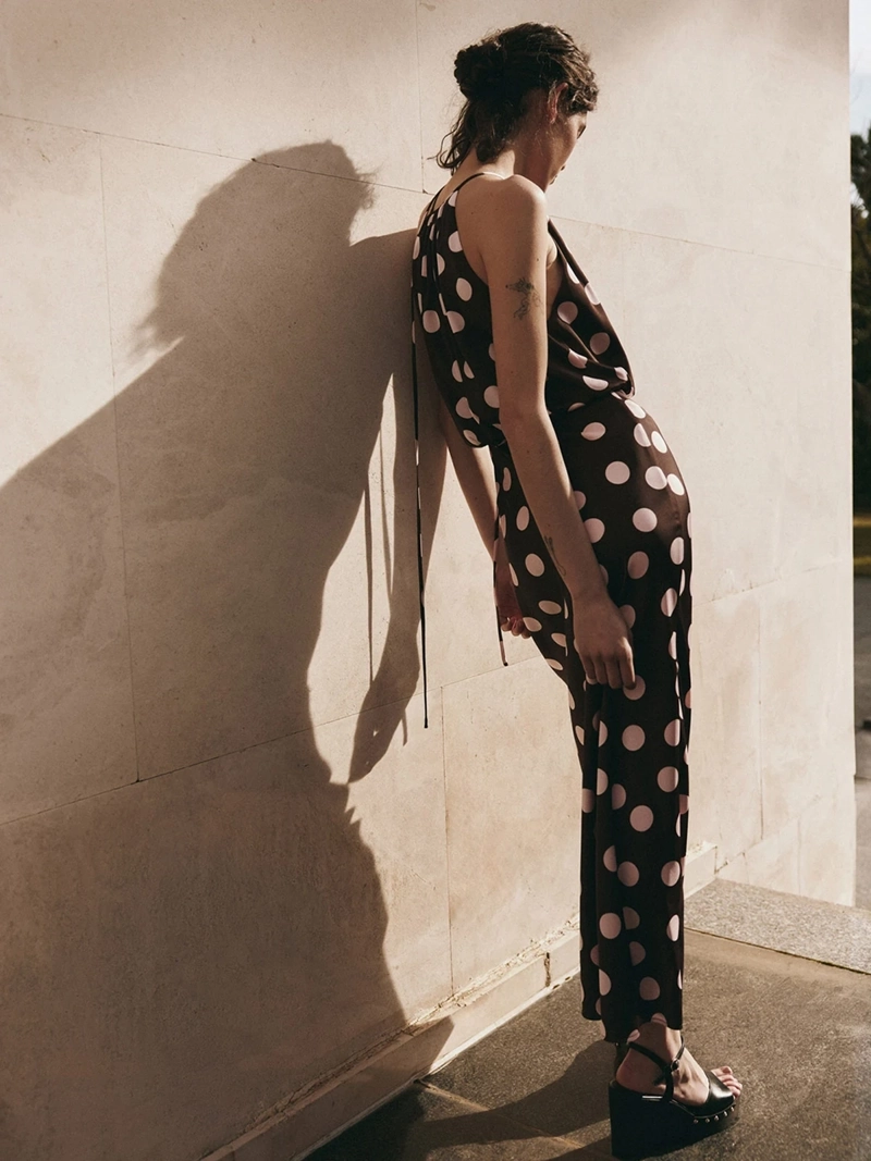 VESTIDO MUJER SFERA SATÍN LUNARES - 2