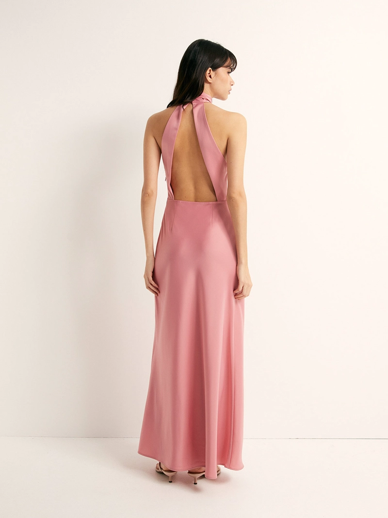 VESTIDO MUJER SFERA SATIN NOCHE - 3