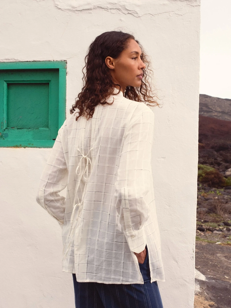 BLUSA MUJER SFERA MANGA LARGA - 4