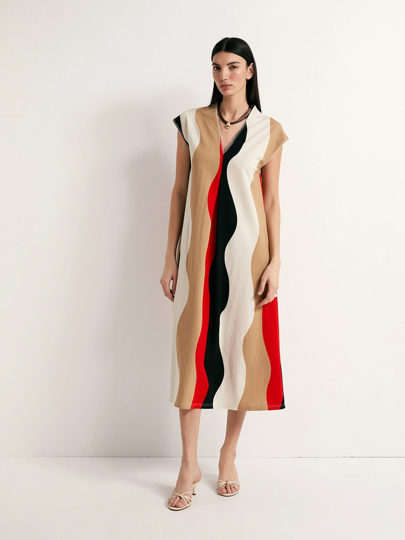 VESTIDO MUJER SFERA LINO - 1