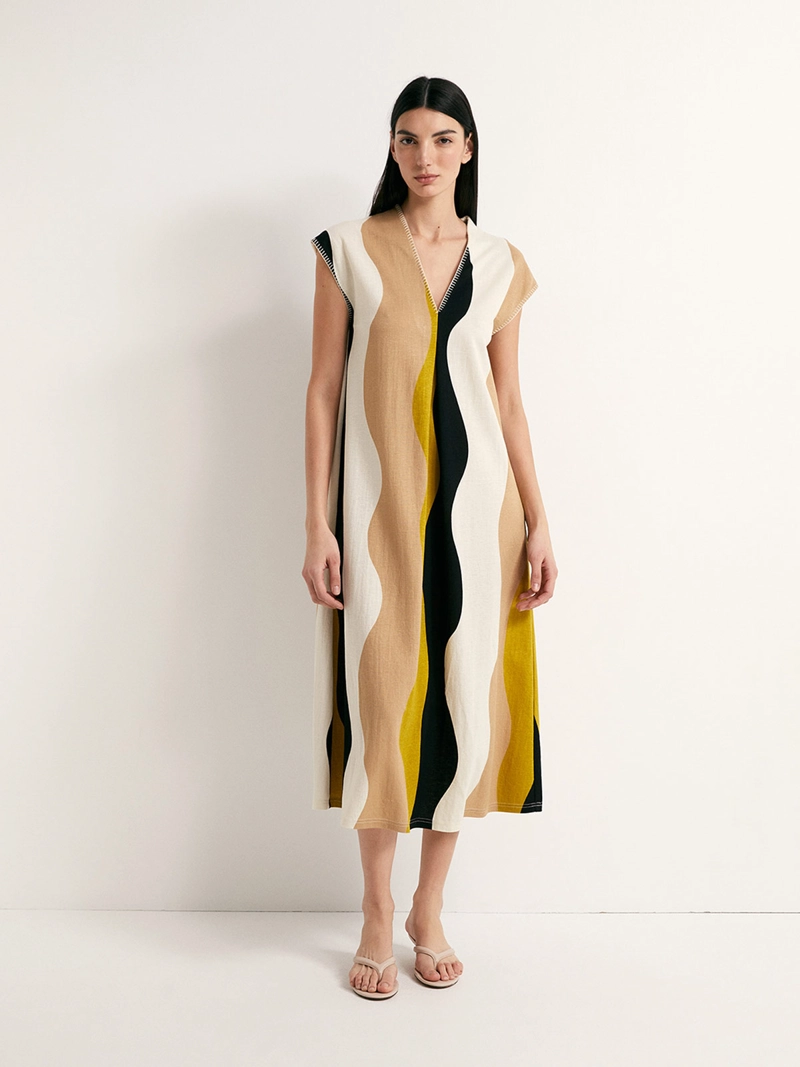 VESTIDO MUJER SFERA LINO - 1