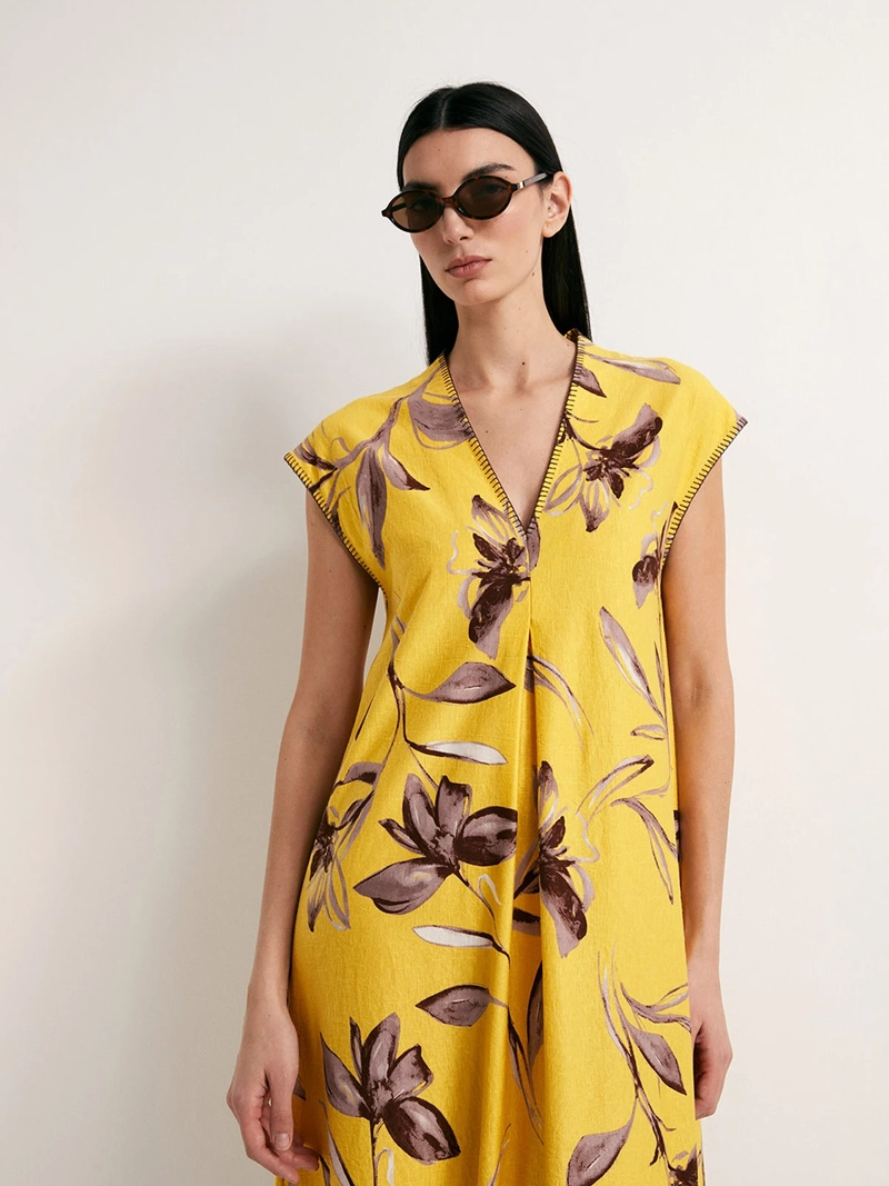 VESTIDO MUJER SFERA LINO - 3