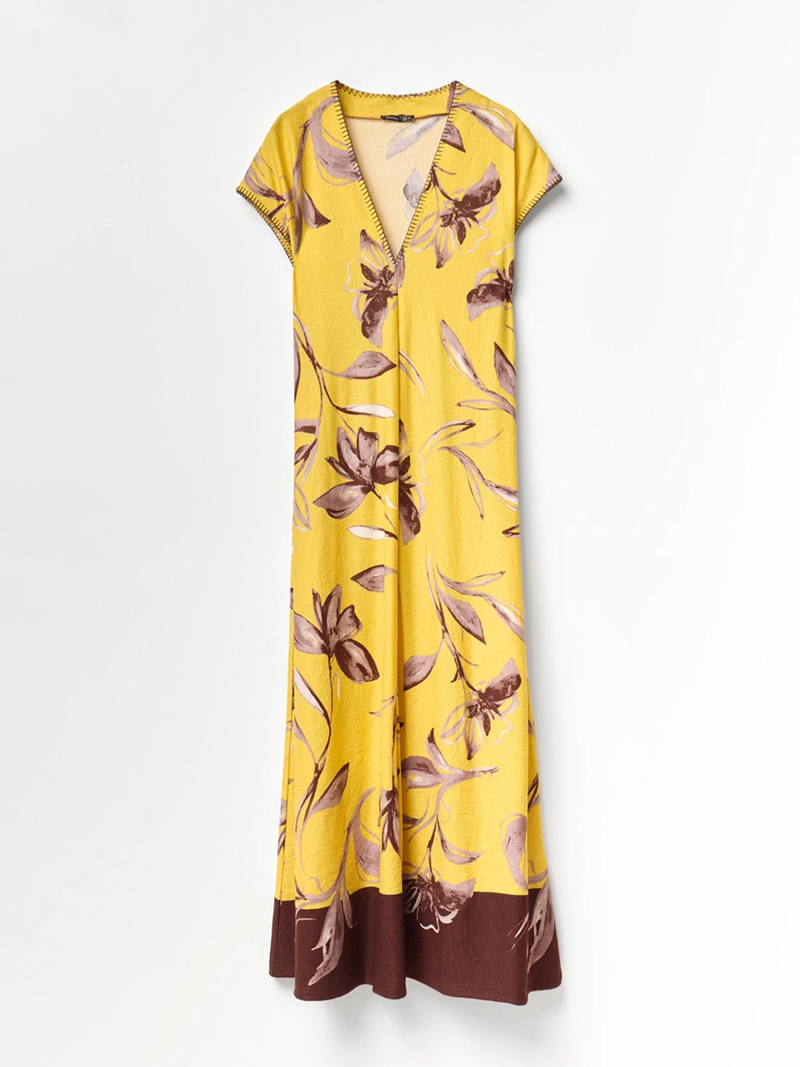 VESTIDO MUJER SFERA LINO - 5