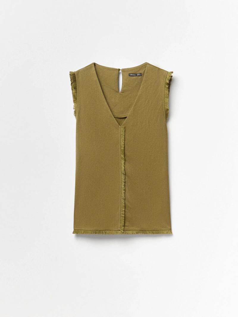 POLERA MUJER SFERA SIN MANGAS - 6