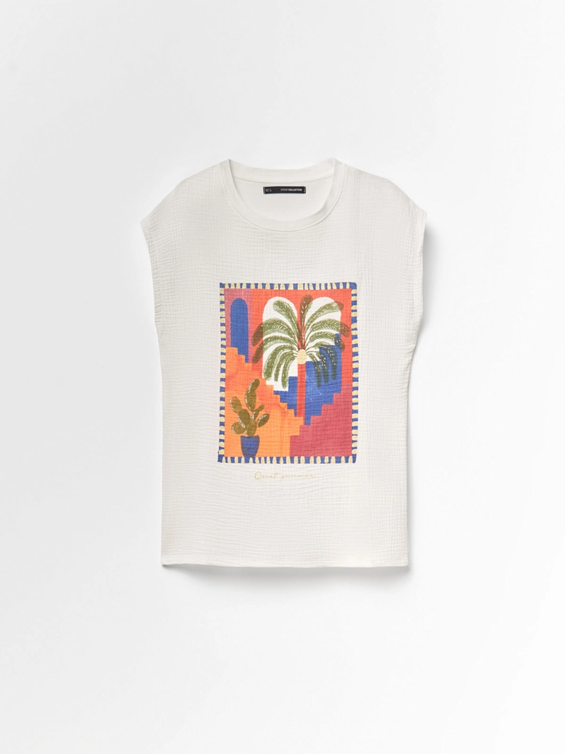 POLERA MUJER SFERA SIN MANGAS - 5