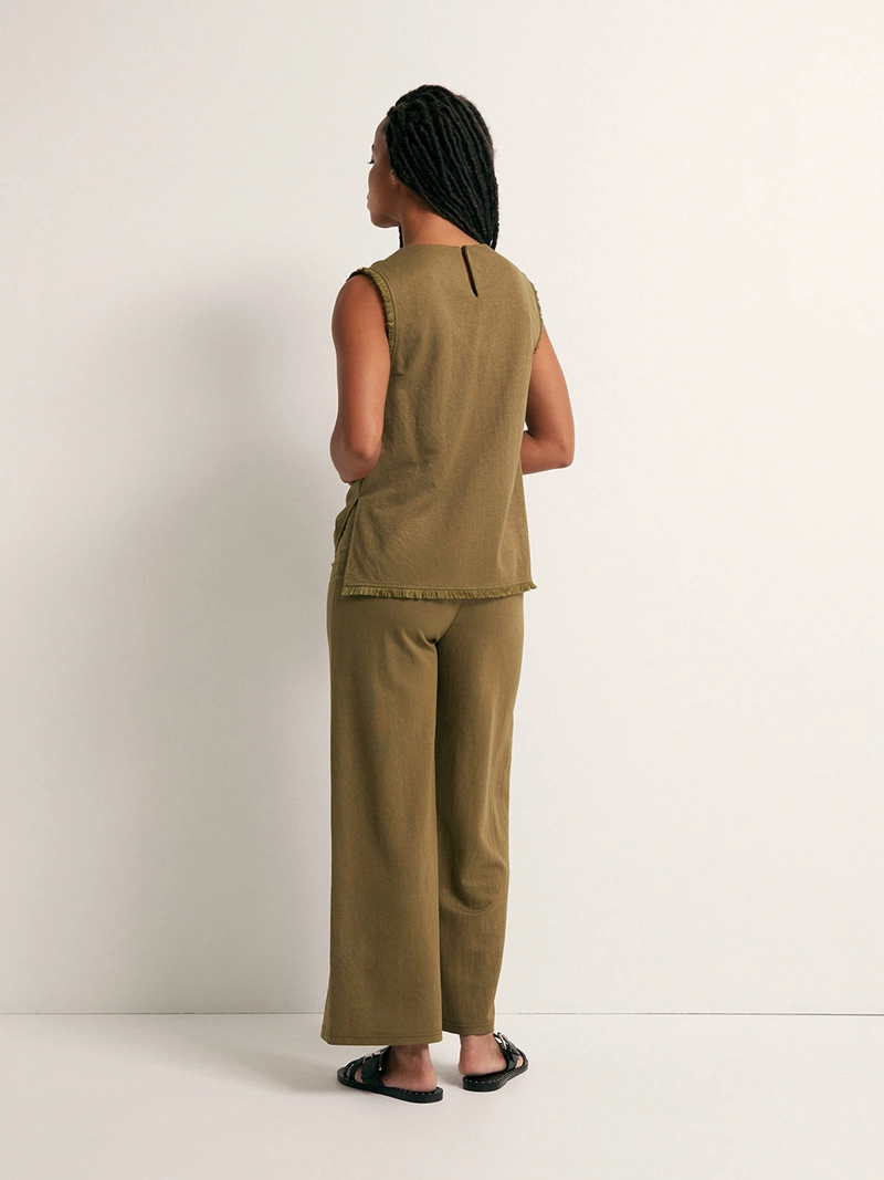 PANTALÓN MUJER SFERA LINO REGULAR FIT - 3