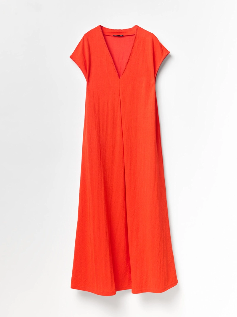 VESTIDO MUJER SFERA LINO - 5