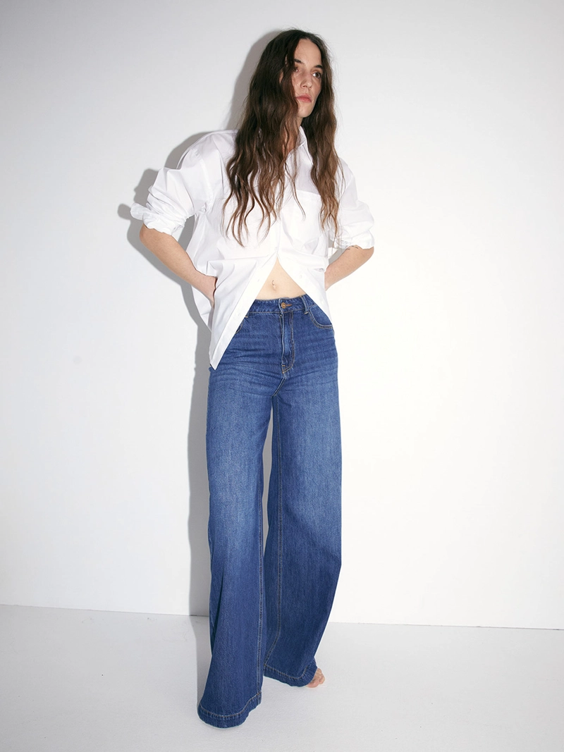 JEANS MUJE SFERA PALAZZO TIRO ALTO - 6