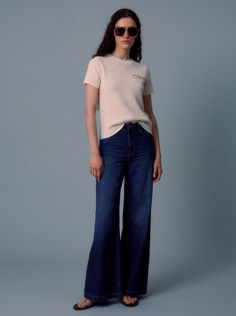 JEANS MUJE SFERA PALAZZO TIRO ALTO - 1