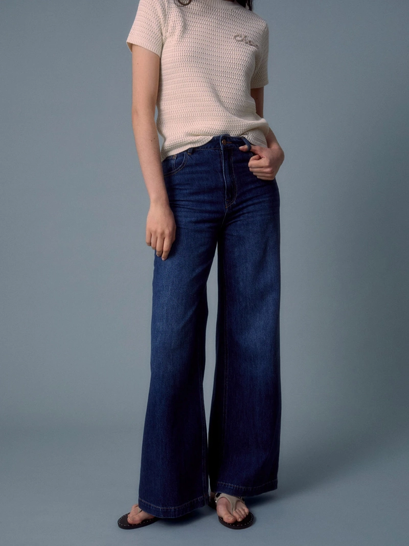 JEANS MUJE SFERA PALAZZO TIRO ALTO - 4