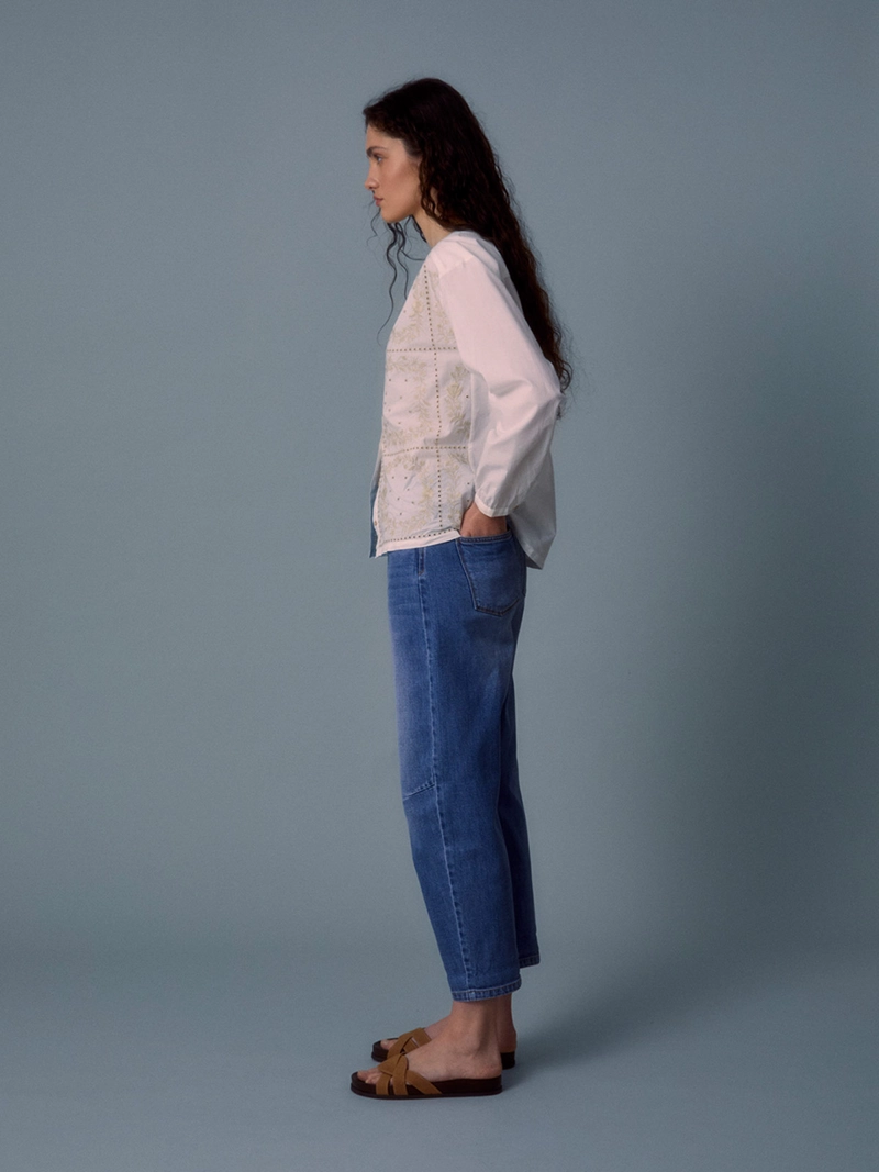 JEANS MUJER SFERA BARREL TIRO ALTO - 2