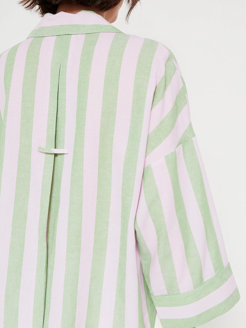 BLUSA MUJER MARQUIS LINO MANGA ANCHA - 3