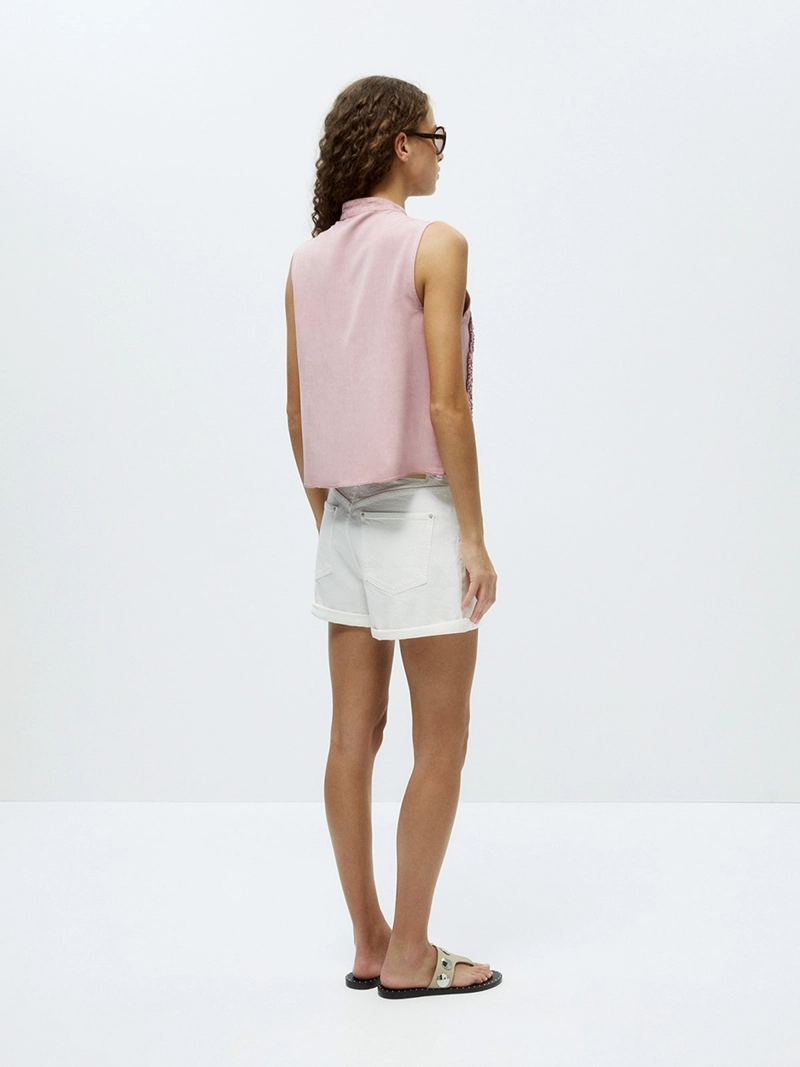 BLUSA MUJER SFERA SIN MANGAS - 4