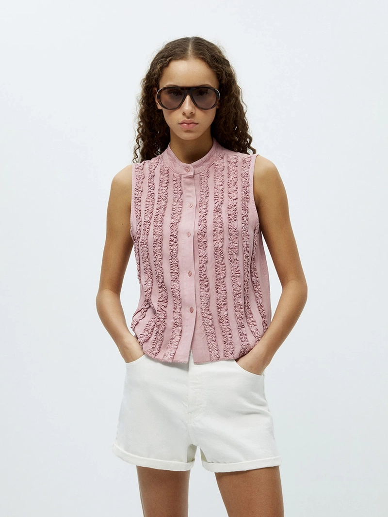 BLUSA MUJER SFERA SIN MANGAS - 1