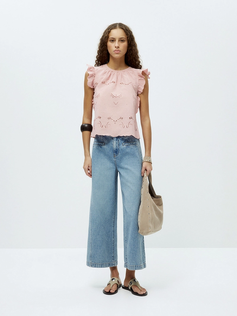 BLUSA MUJER SFERA SIN MANGAS - 3