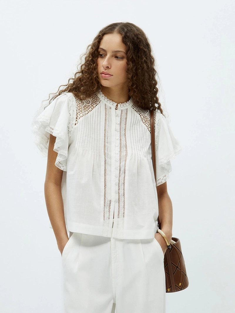 BLUSA MUJER SFERA MANGA CORTA - 1