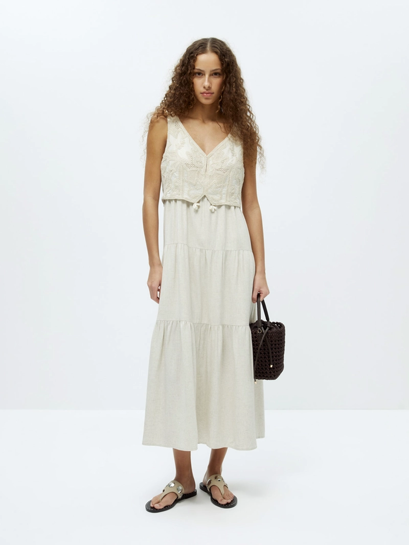 VESTIDO MUJER SFERA CORDÓN - 4