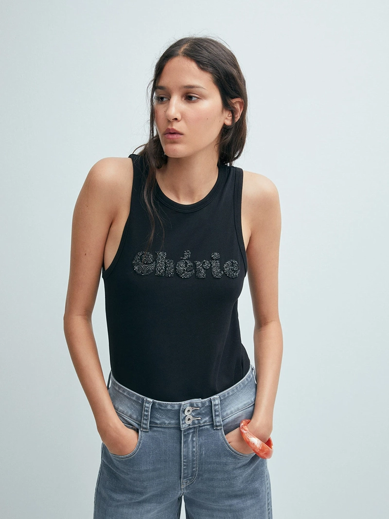 POLERA MUJER SFERA SIN MANGAS - 1