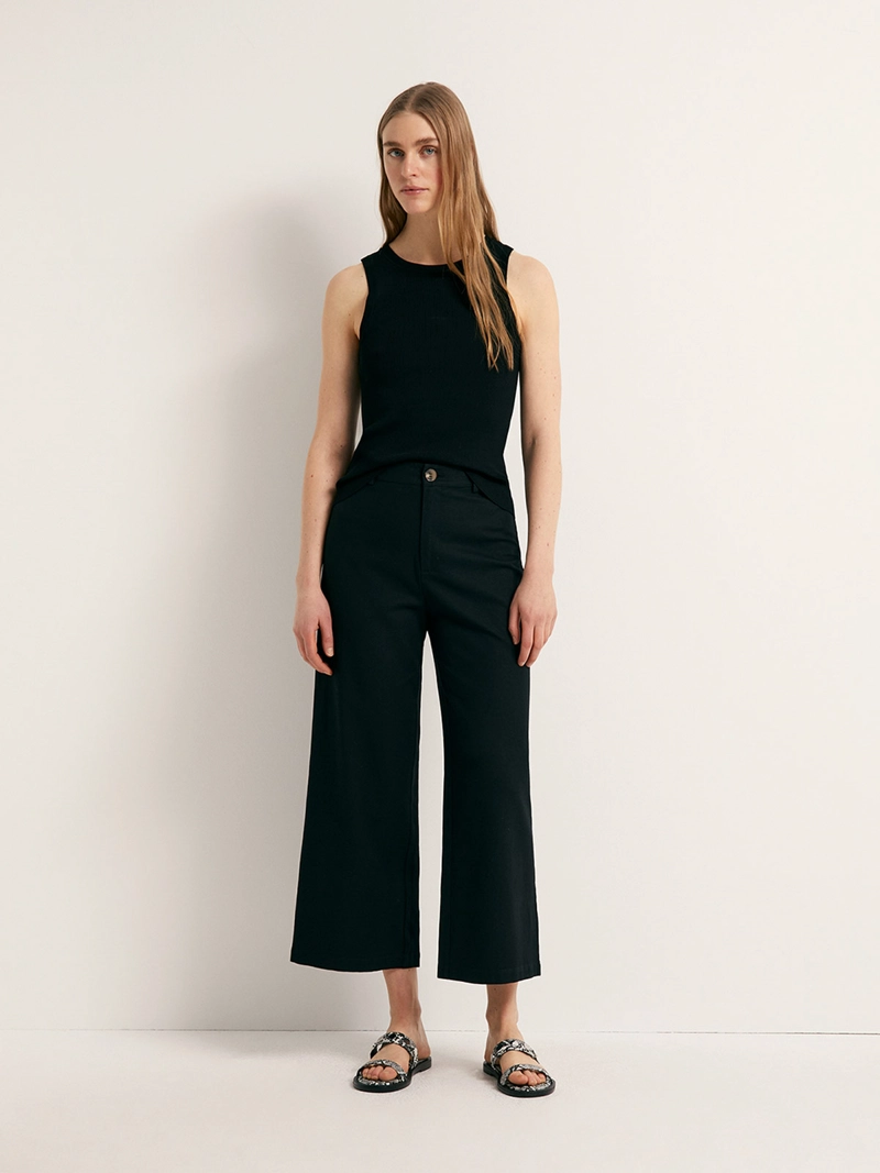 PANTALÓN MUJER SFERA CULOTTE REGULAR FIT - 1