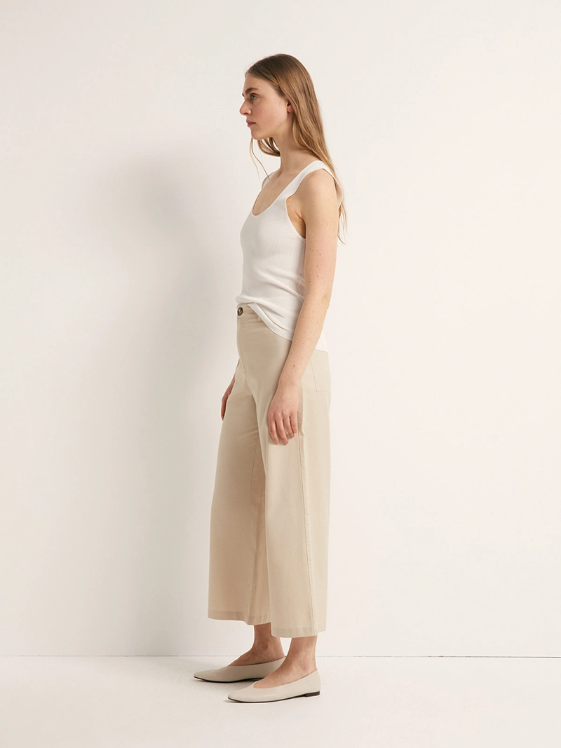 PANTALÓN MUJER SFERA CULOTTE REGULAR FIT - 2