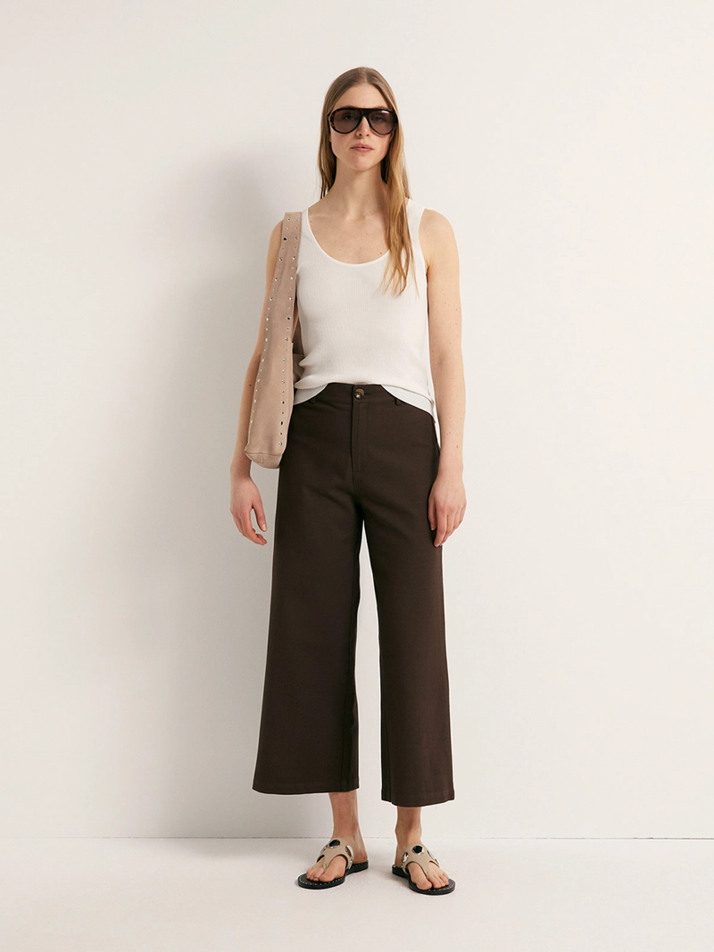 PANTALÓN MUJER SFERA CULOTTE REGULAR FIT - 1