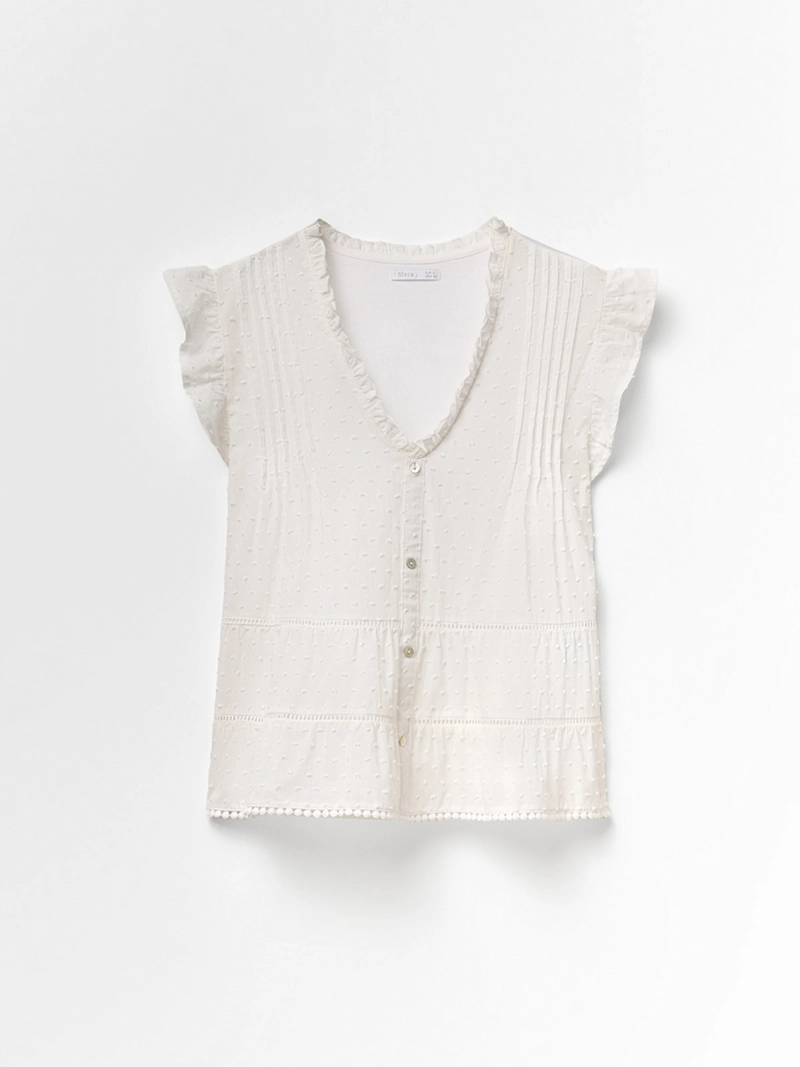 POLERA MUJER SFERA SIN MANGAS PLUM - 5