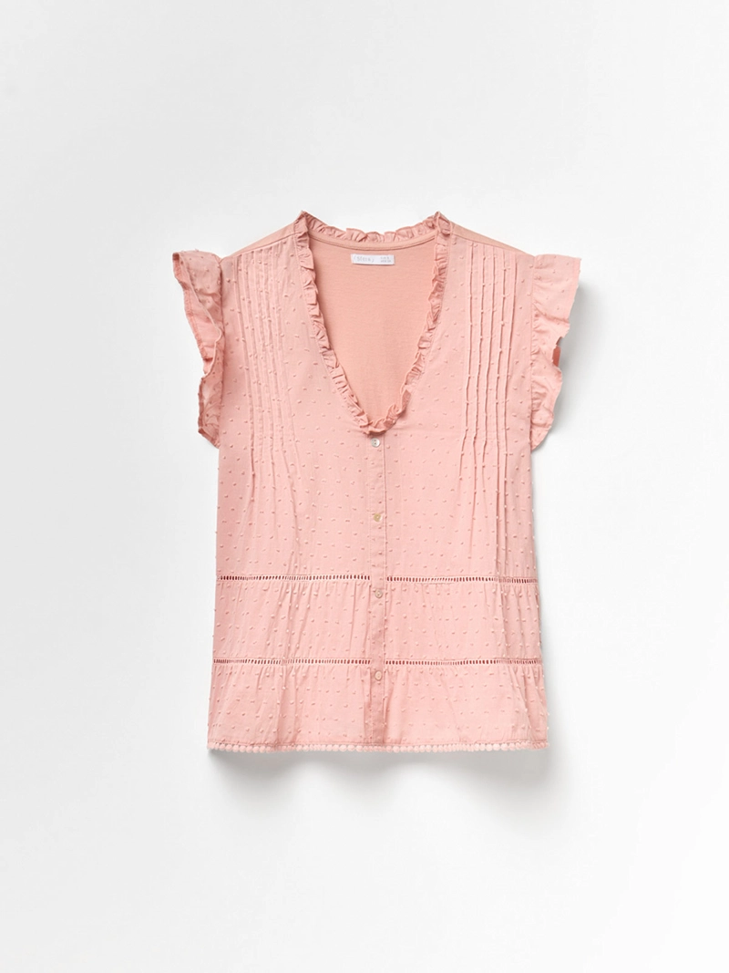 POLERA MUJER SFERA SIN MANGAS PLUM - 5