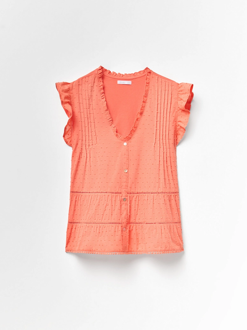 POLERA MUJER SFERA SIN MANGAS PLUM - 6
