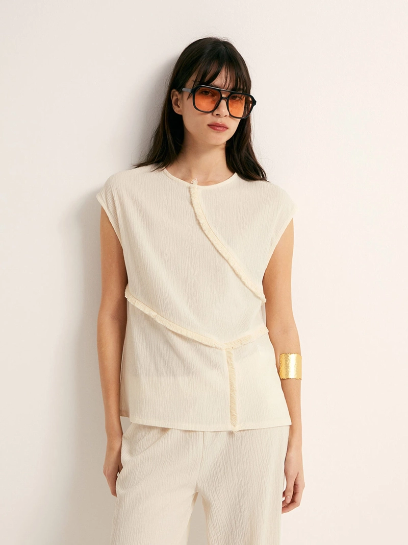 BLUSA MUJER SFERA MANGA CORTA - 1