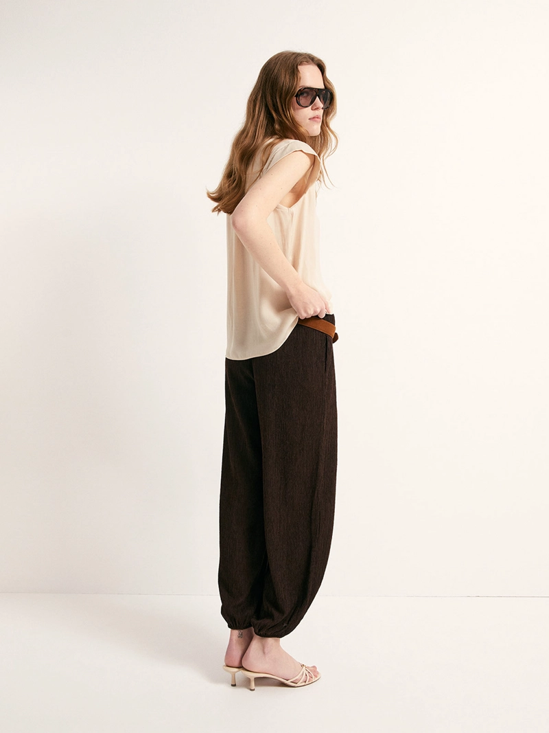 BLUSA MUJER SFERA SIN MANGAS BASICA - 4