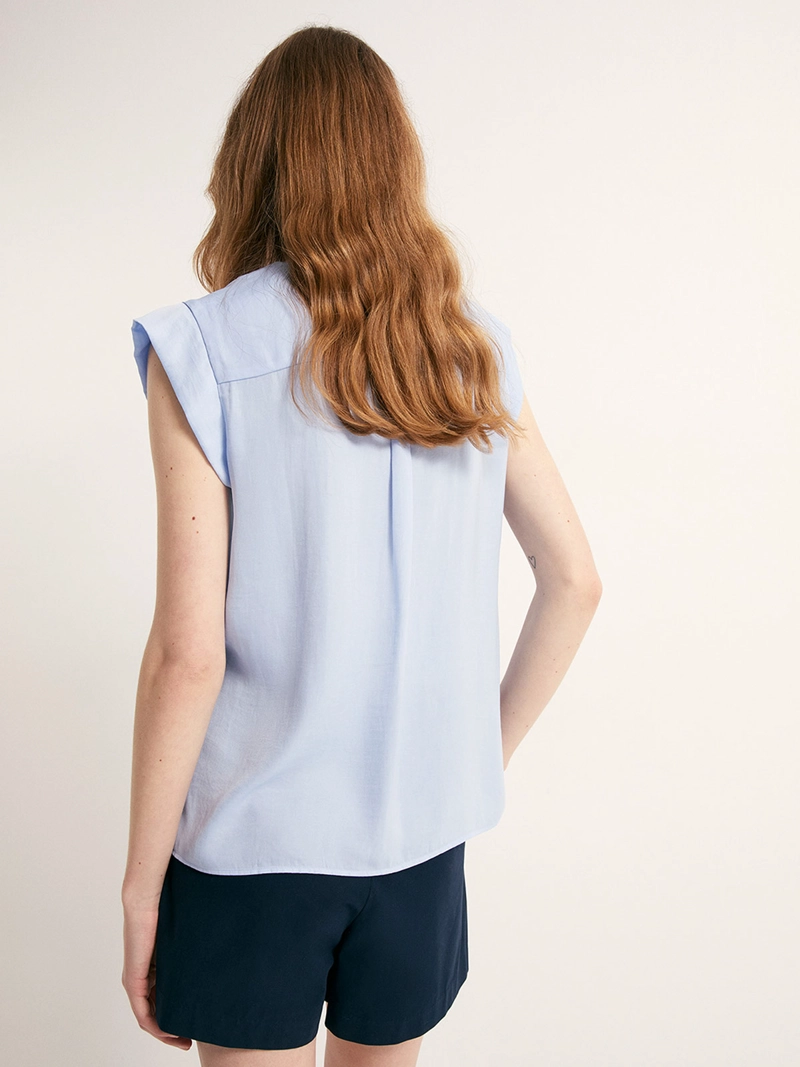 BLUSA MUJER SFERA SIN MANGAS BASICA - 2