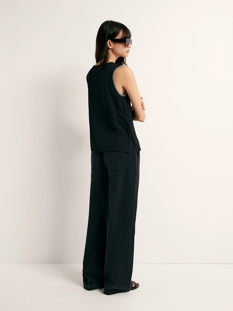 BLUSA MUJER SFERA SIN MANGAS - 4