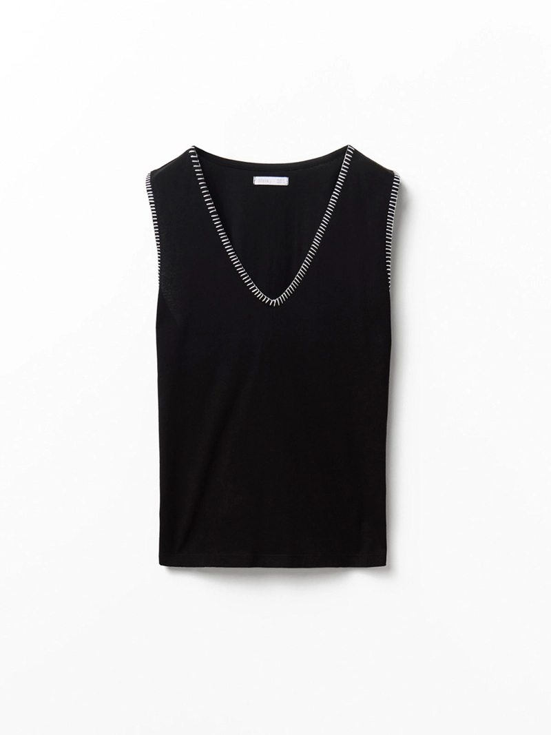 BLUSA MUJER SFERA SIN MANGAS - 5