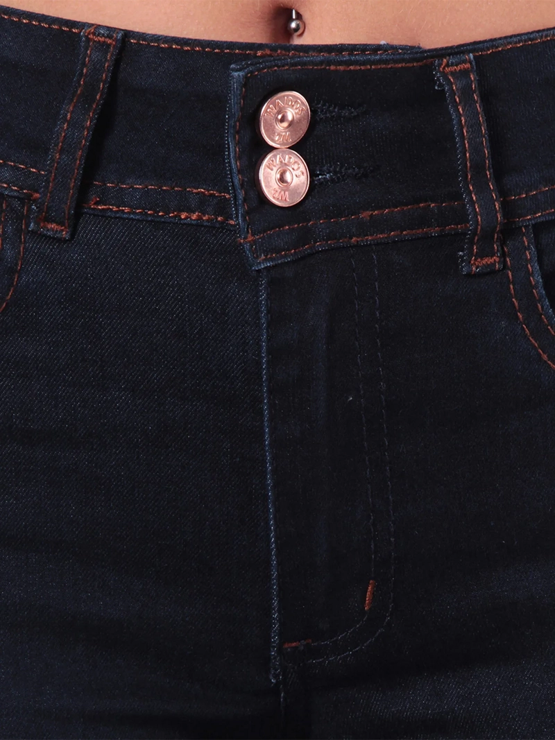 JEANS MUJER WADO'S CLAUDE FLARE TIRO MEDIO PUSH UP - 9