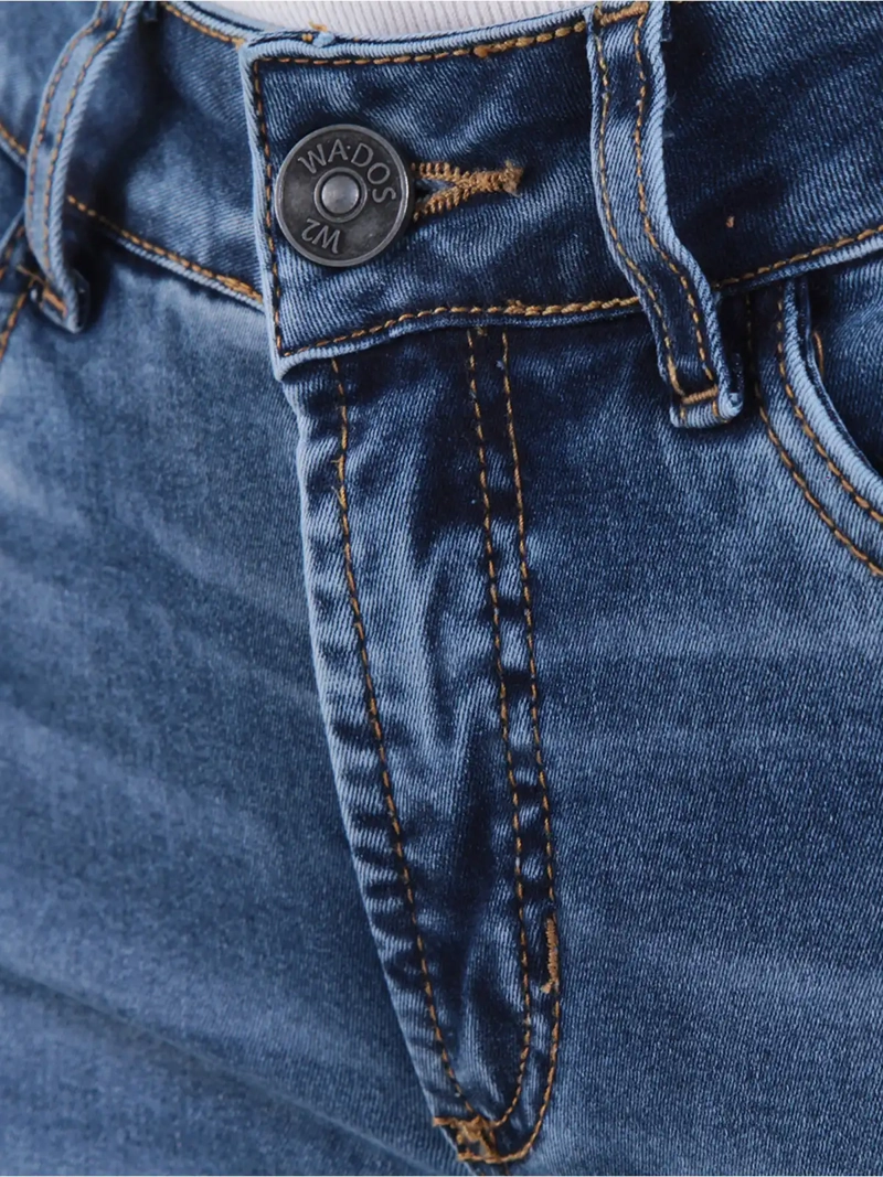 JEANS MUJER WADOS ALGODÓN RECTO TIRO BAJO - 5