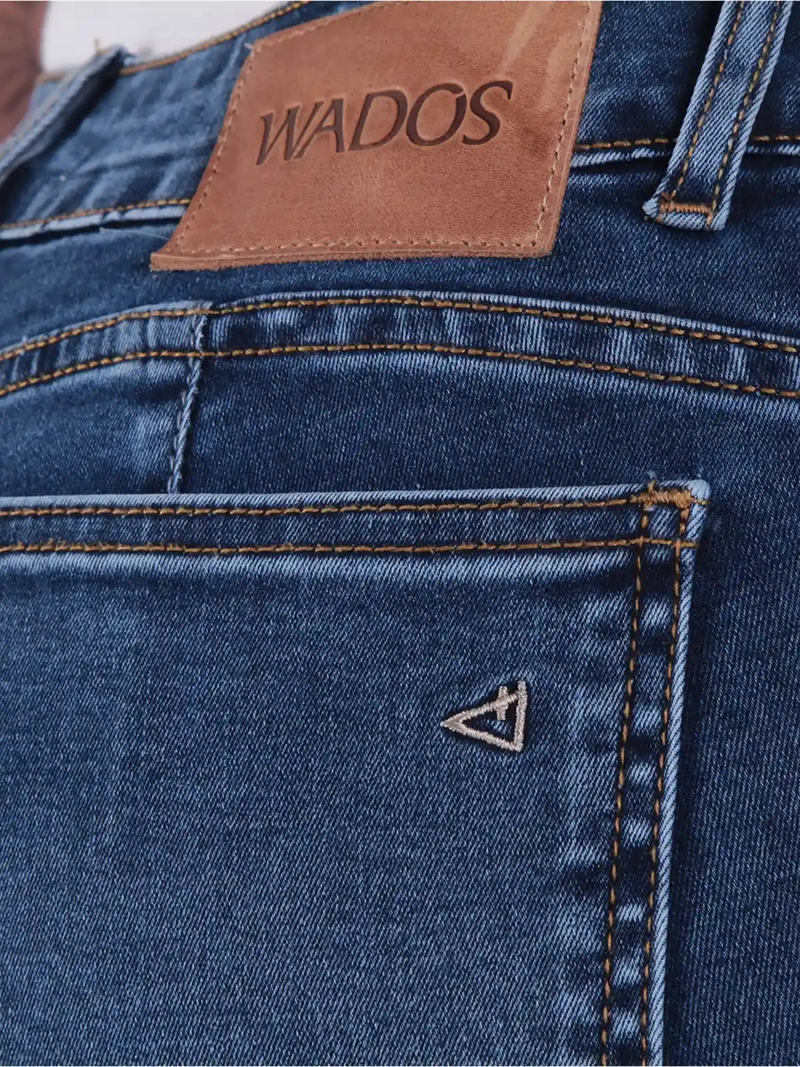 JEANS MUJER WADOS ALGODÓN RECTO TIRO BAJO - 6