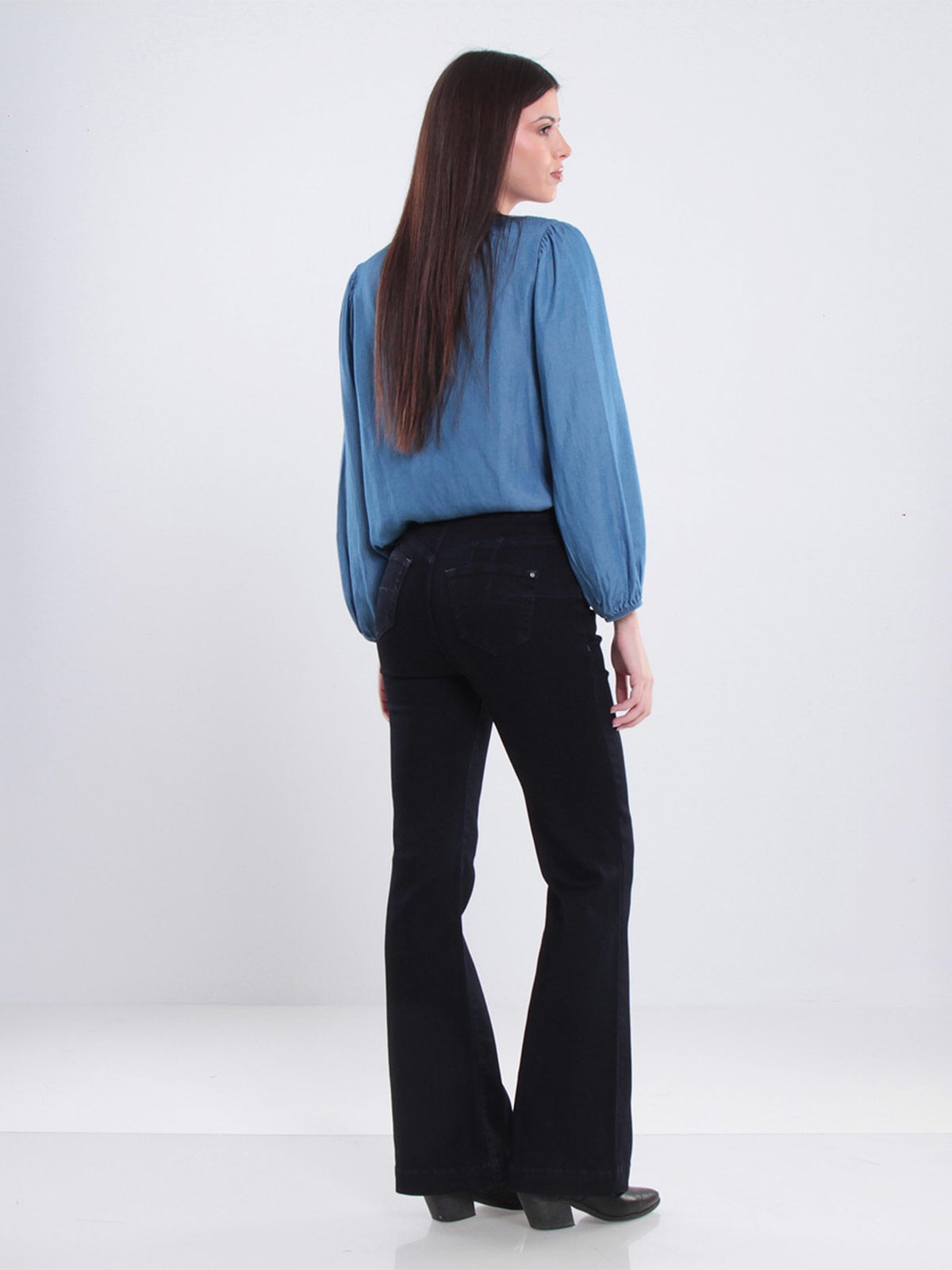 JEANS MUJER WADO'S FLARE TIRO ALTO PUSH UP - 2