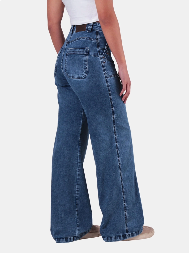 JEANS MUJER WADO'S TIRO ALTO REGULAR FIT - 4