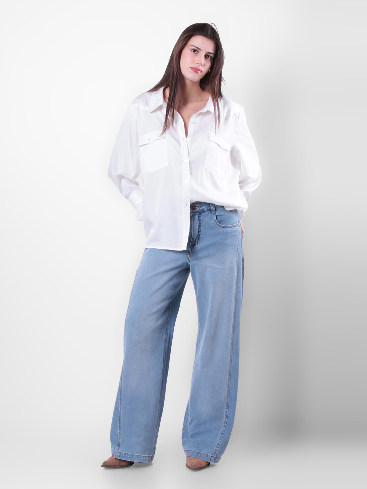 JEANS MUJER WADOS WIDE LEG  - 1