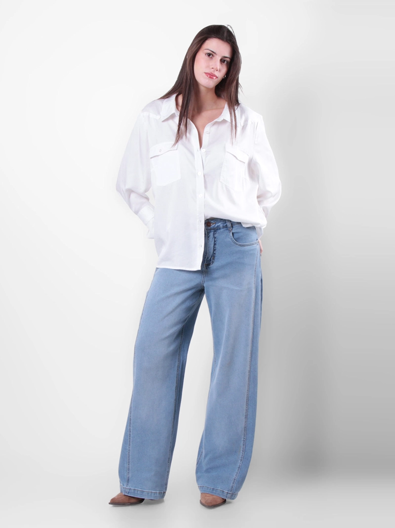 JEANS MUJER WADOS WIDE LEG  - 1