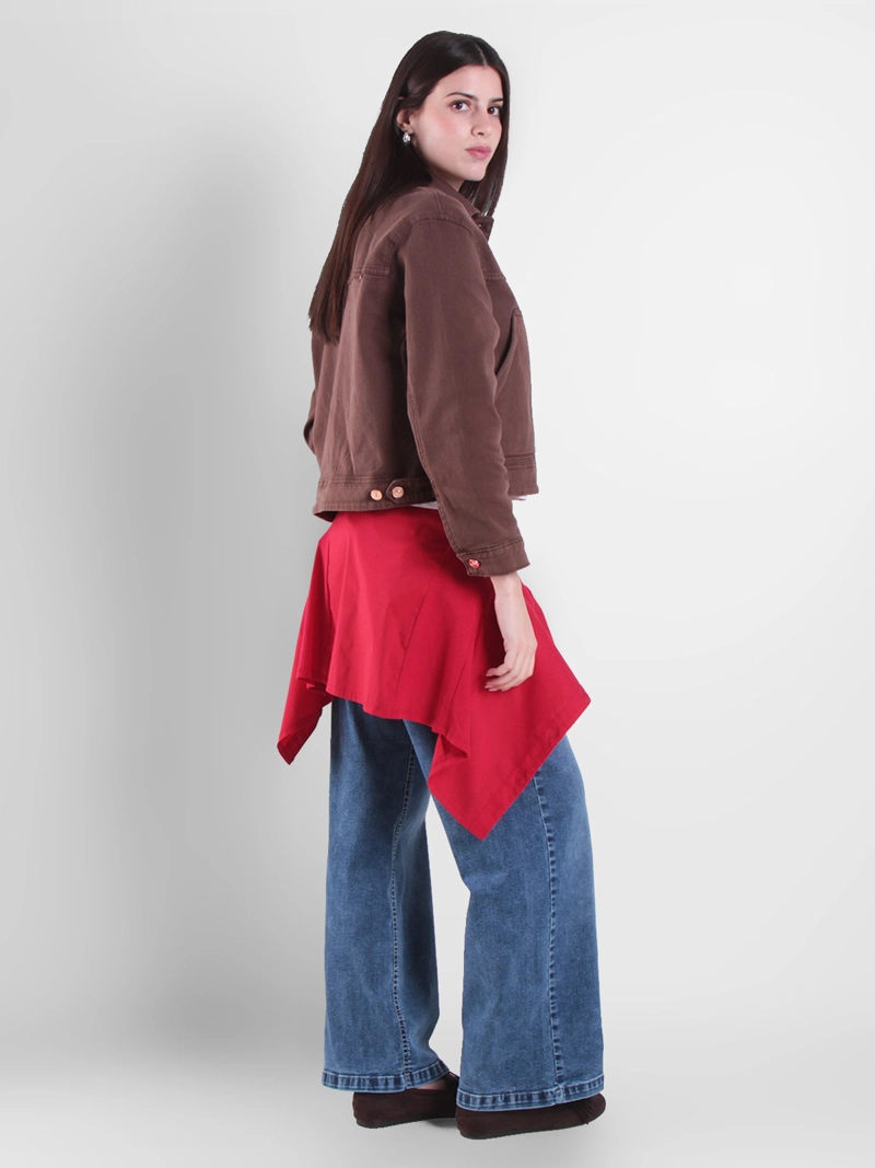 CHAQUETA MUJER WADO'S MANGA LARGA ABOTONADA EN DELANTEROCON BOLSILLO - 9
