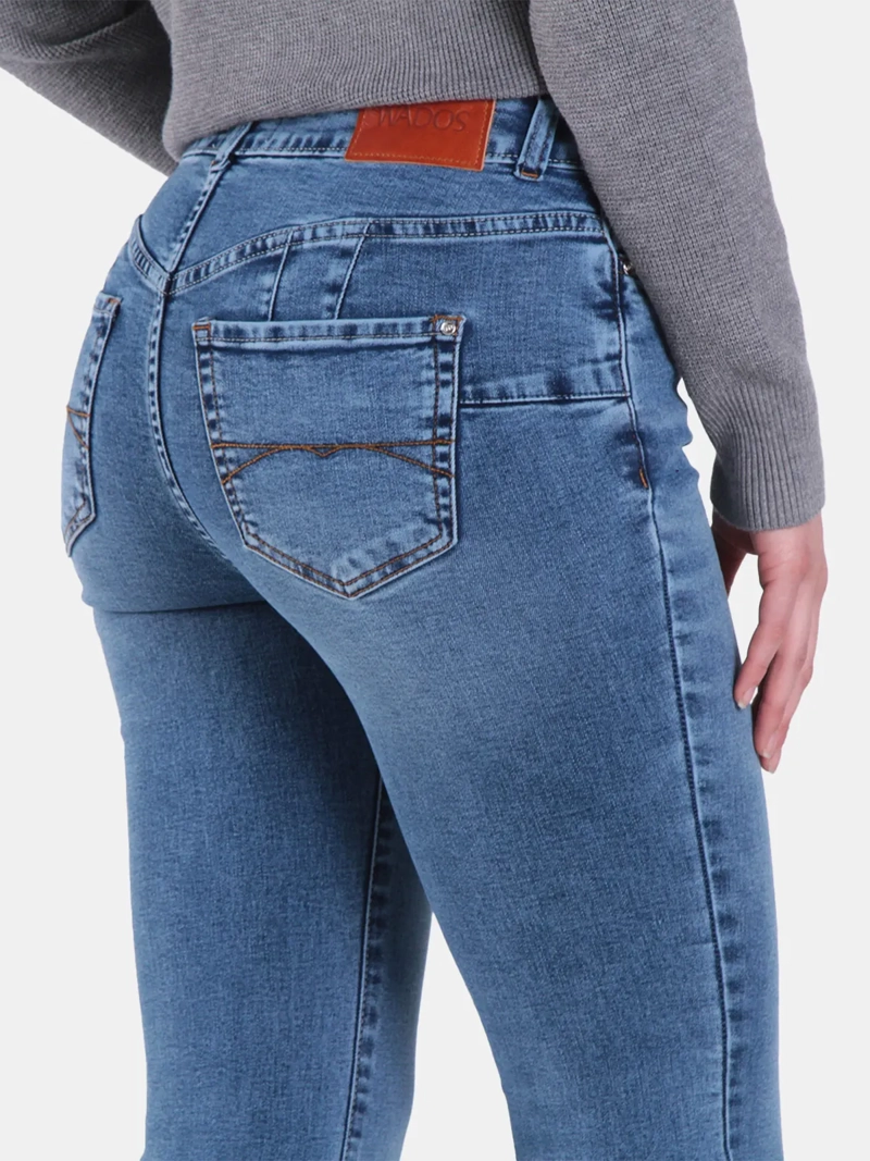 JEANS MUJER WADOS ALGODÓN FLARE TIRO ALTO - 5
