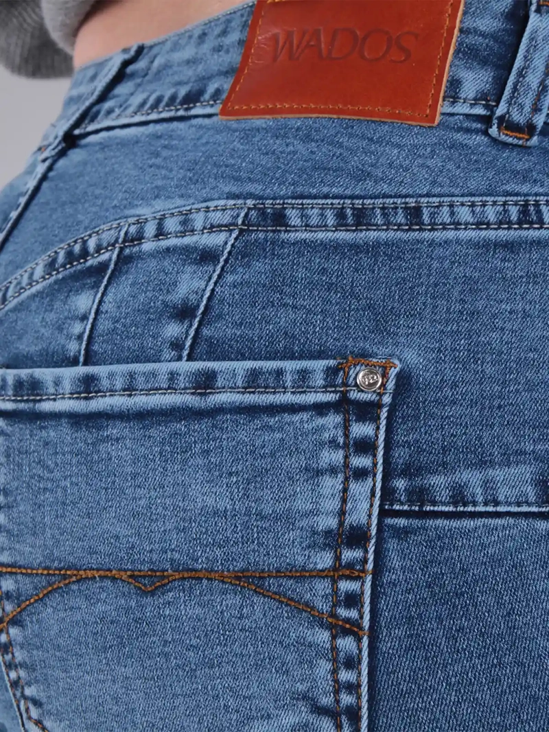 JEANS MUJER WADOS ALGODÓN FLARE TIRO ALTO - 9