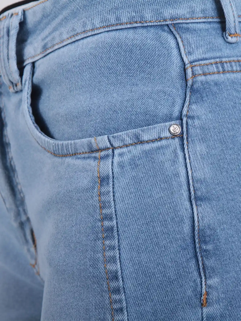 JEANS MUJER WADO'S WIDE TIRO MEDIO PRETINA BÁSICA UN BOTON - 8