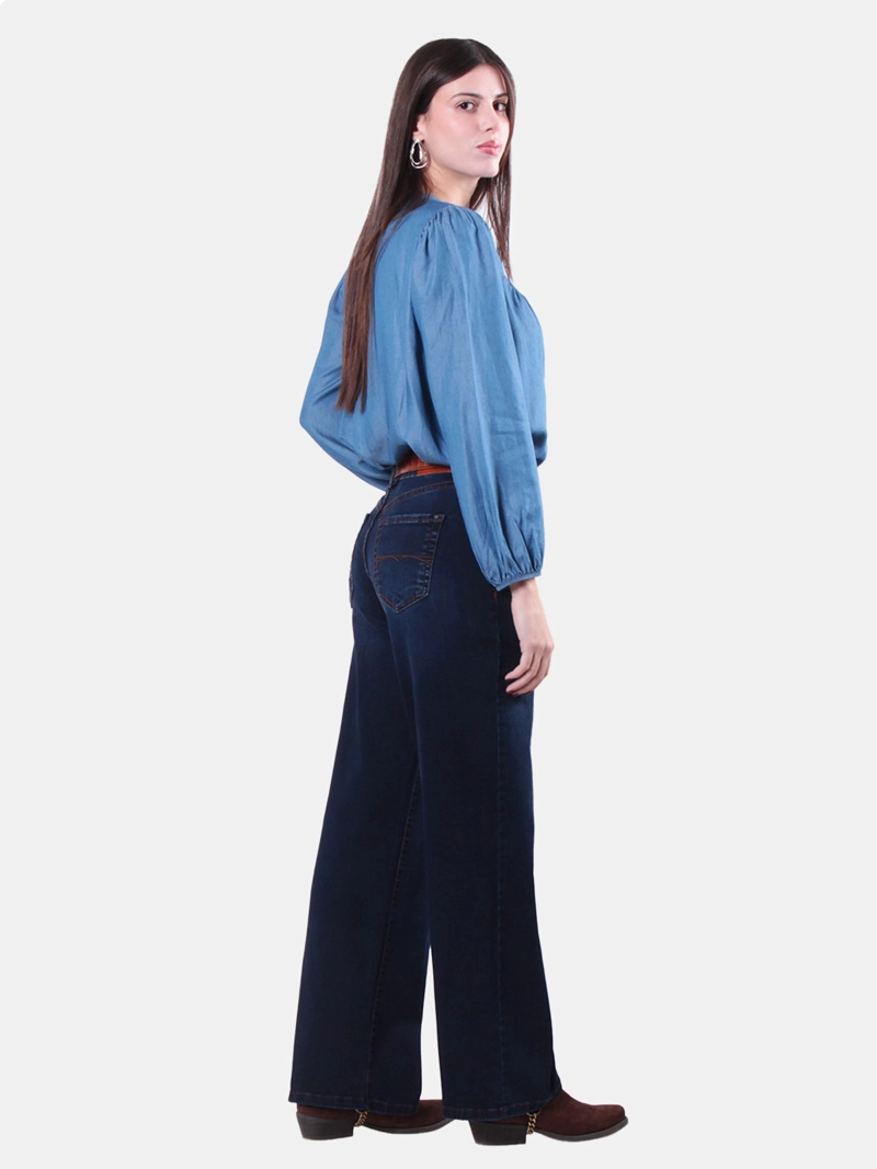JEANS MUJER WADO'S WIDELEG TIRO MEDIO  - 2