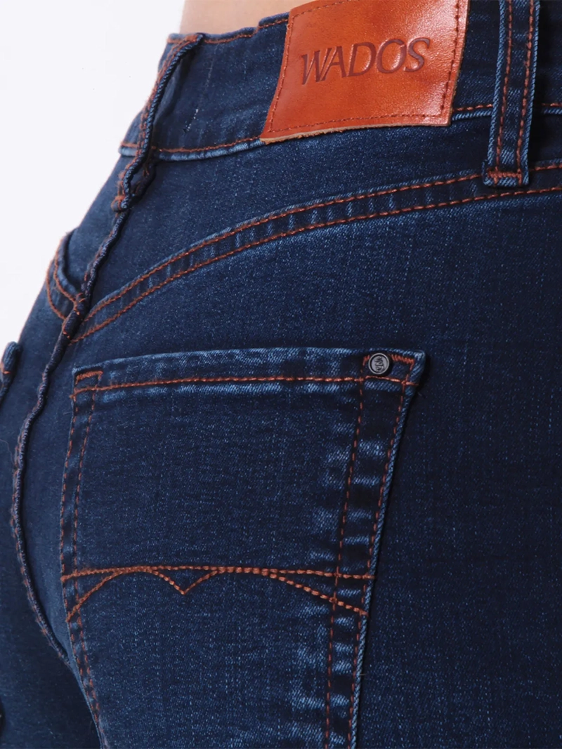 JEANS MUJER WADO'S WIDELEG TIRO MEDIO  - 8