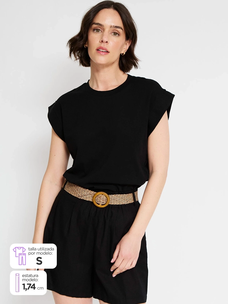 POLERA MUJER SFERA BÁSICA