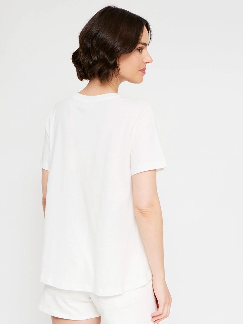 POLERA MUJER SFERA ALGODÓN LENTEJUELAS - 2