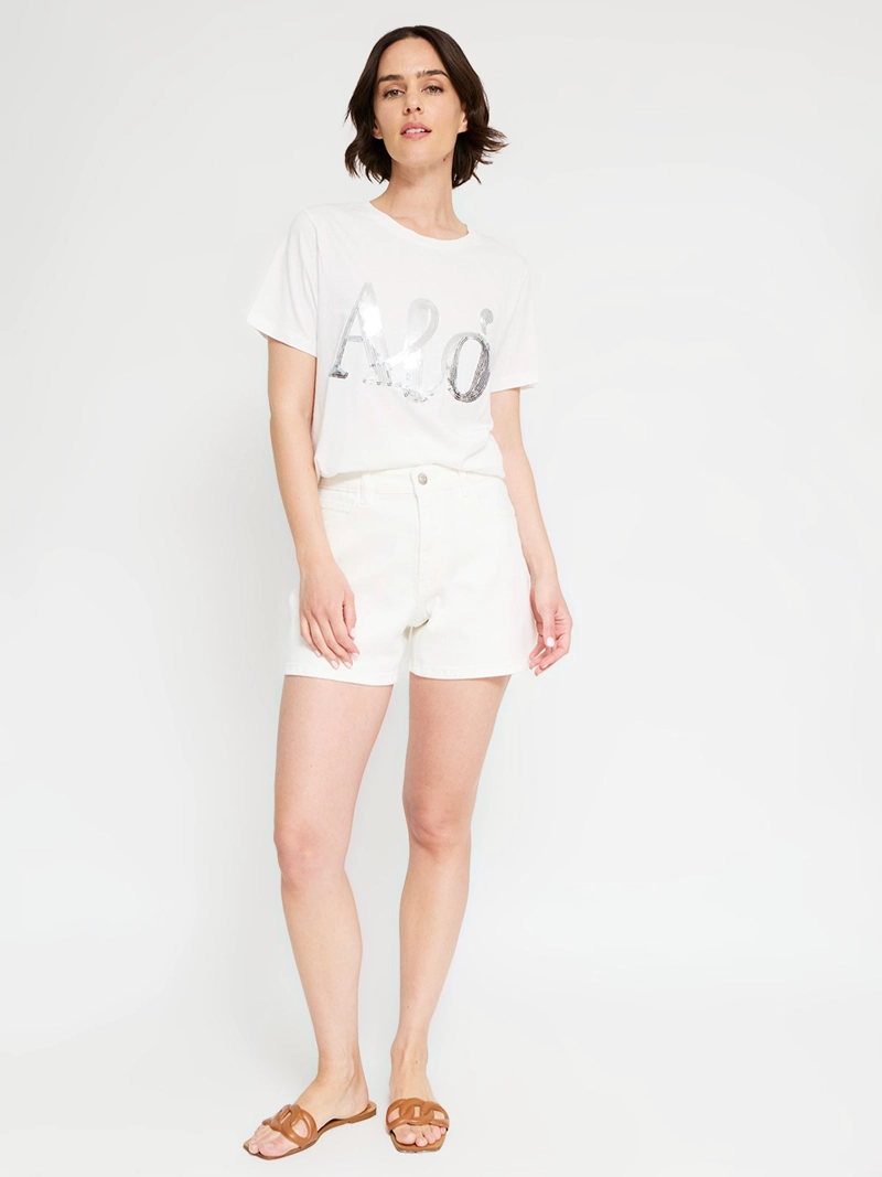 POLERA MUJER SFERA ALGODÓN LENTEJUELAS - 4