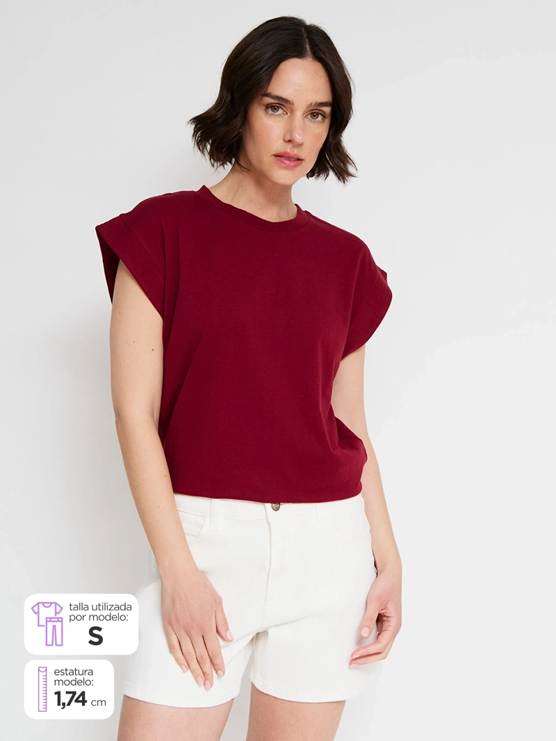 POLERA MUJER SFERA BÁSICA